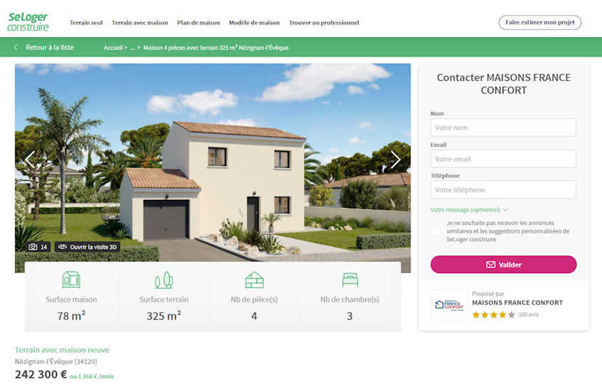 seloger off plan new build france848